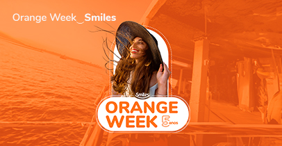 Orange Week 5 anos: Smiles traz ofertas ainda...